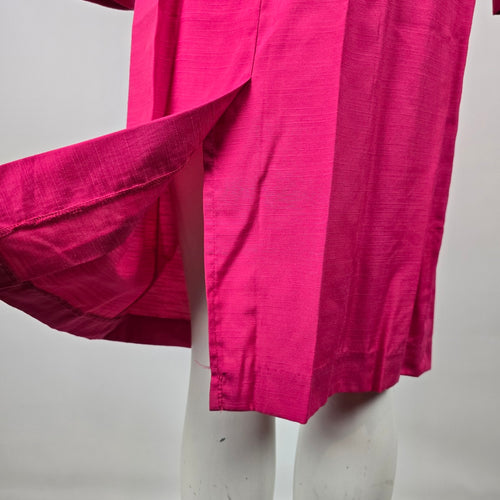 Vintage Pour Vous Harold Axler Fuchsia Belted Dress