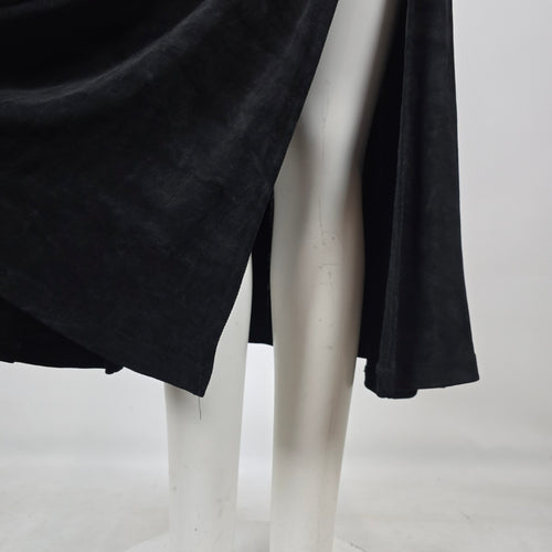 Moda International Black Slinky Jersey Slip Dress XS/S