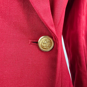 Vintage Classiques for Koret Red Wool Coat Dress Size 6