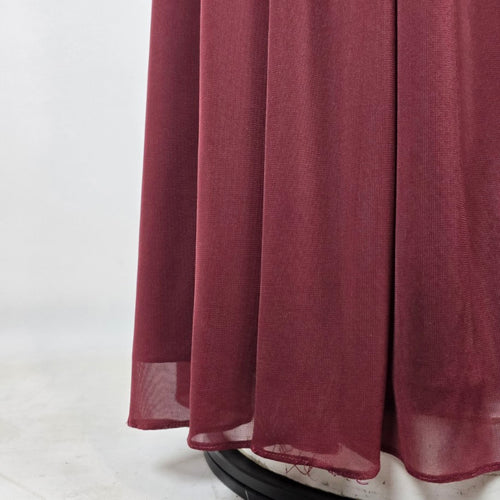 David’s Bridal Burgundy Lace Bodice Formal Gown Size 20