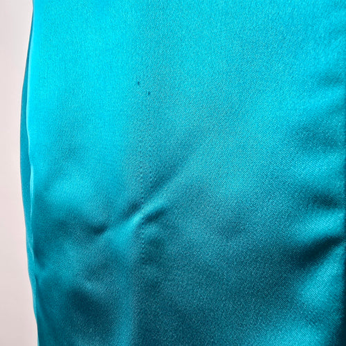 Maggy London for Melanie Lyne Teal Satin Cocktail Dress Size 10