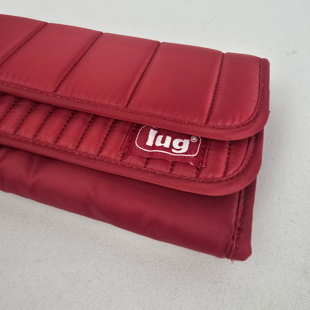 Lug Red Quilted Wallet Organizer