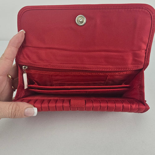 Lug Red Quilted Wallet Organizer