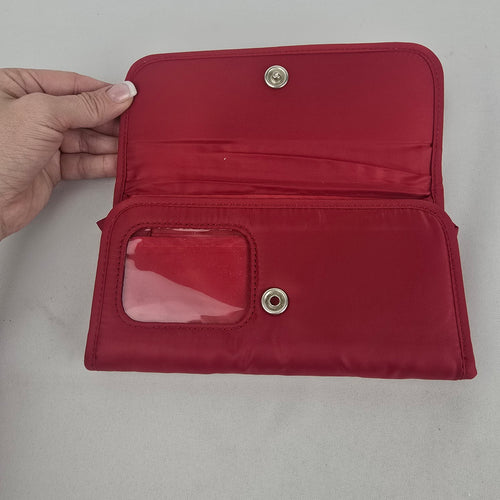 Lug Red Quilted Wallet Organizer