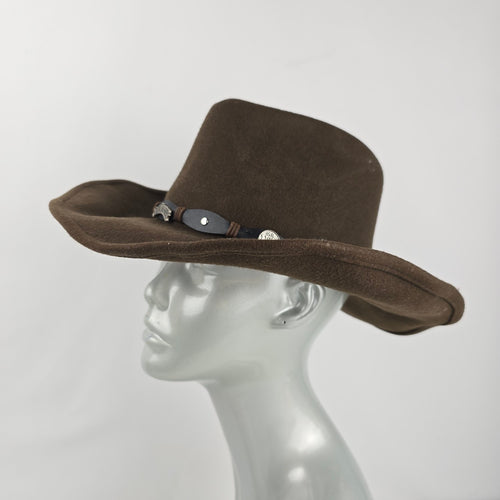 Jack Daniel’s Old No. 7 Brown Wool Western Cowboy Hat Small