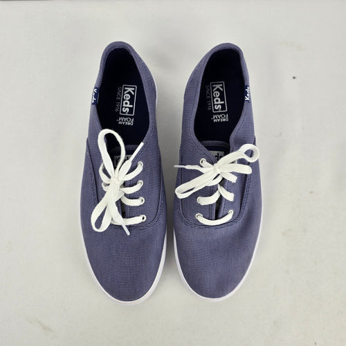 Keds Dream Foam Navy Striped Canvas Sneakers Women’s Size 8