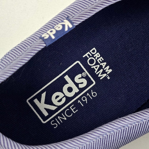 Keds Dream Foam Navy Striped Canvas Sneakers Women’s Size 8
