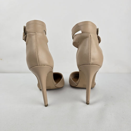 Le Château Nude Ankle Strap Stiletto Heels Size 8.5