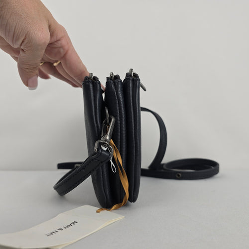 Matt & Nat Triplet Ink Crossbody Bag Vegan Leather