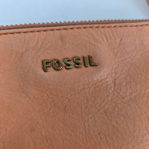 Fossil Peach Leather Shoulder Bag Small Purse