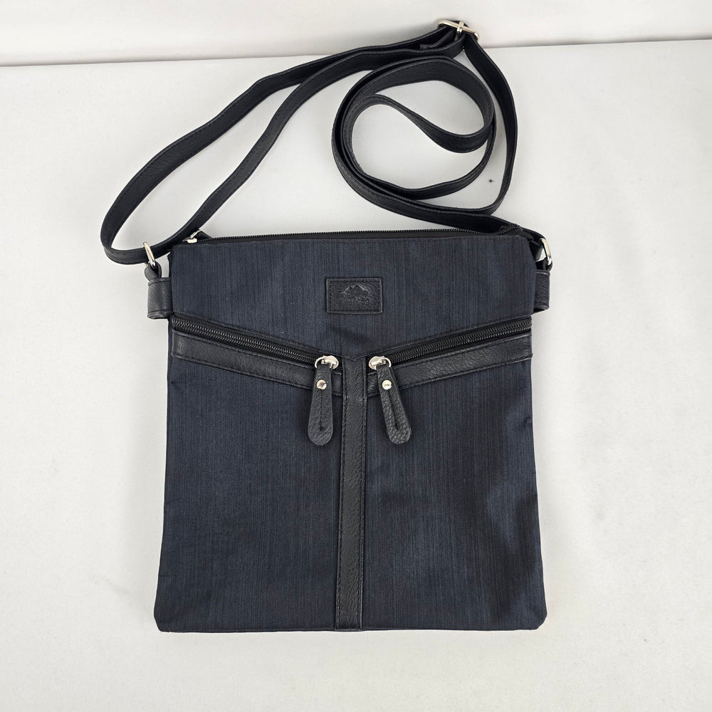 Roots 73 Black Crossbody Travel Organizer Bag