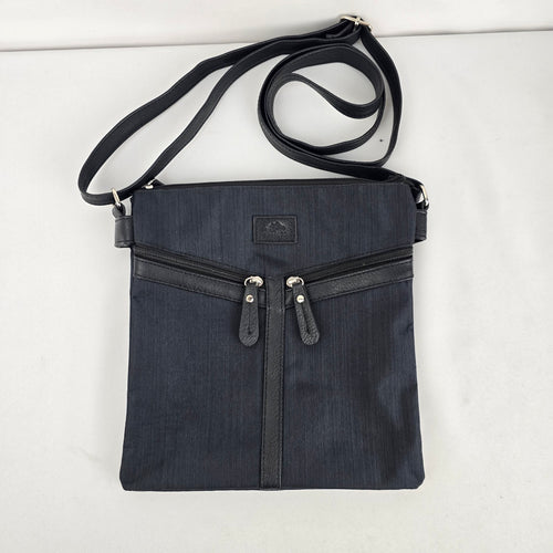 Roots 73 Black Crossbody Travel Organizer Bag