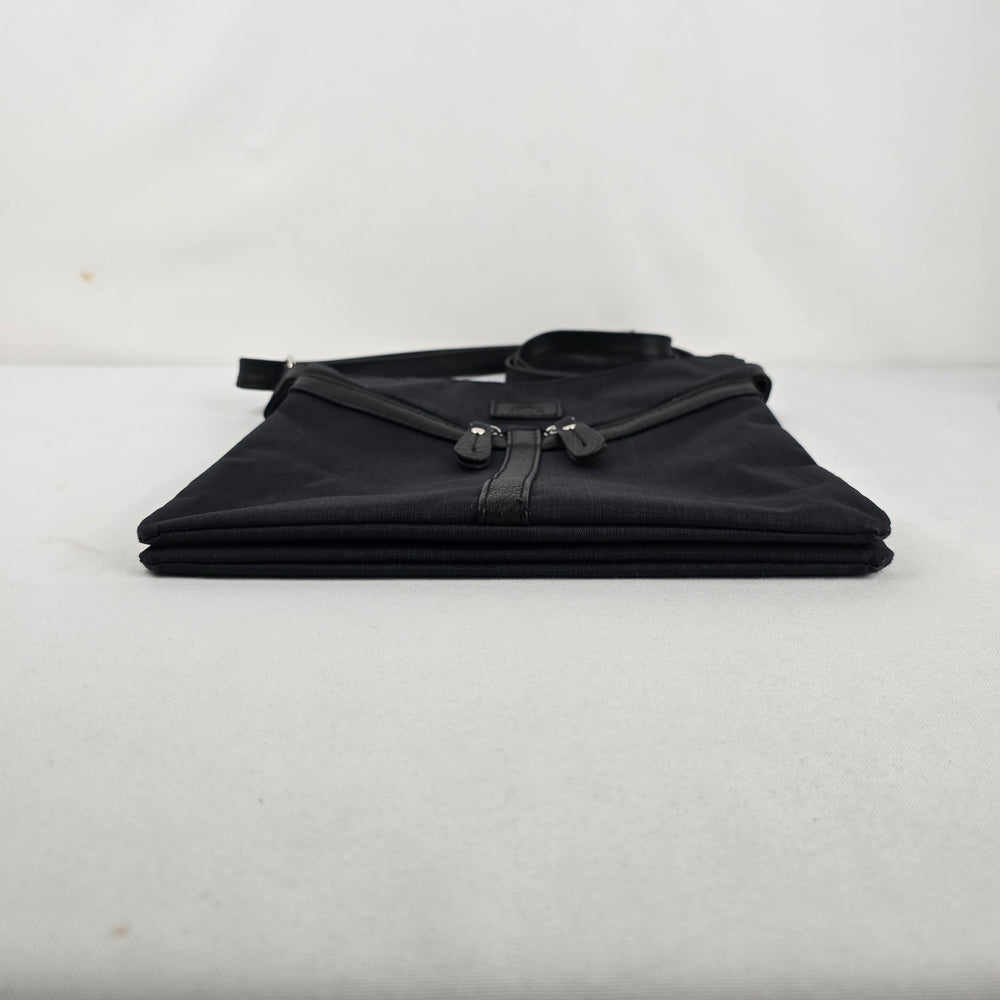 Roots 73 Black Crossbody Travel Organizer Bag