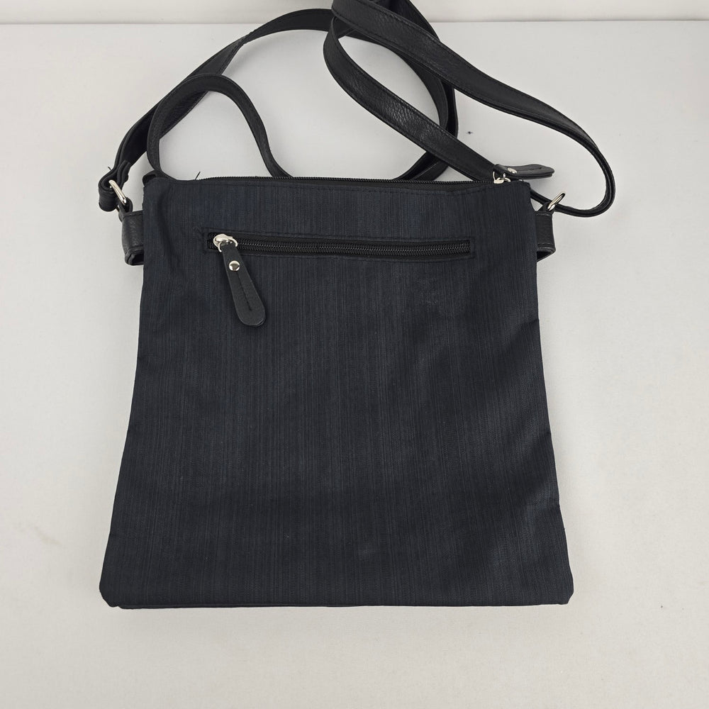 Roots 73 Black Crossbody Travel Organizer Bag