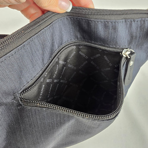Roots 73 Black Crossbody Travel Organizer Bag