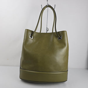 Calvin Klein Olive Green Tote Shoulder Bag