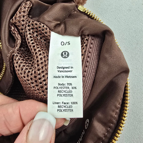 lululemon Feeling Ready Pouch Fleece Brown