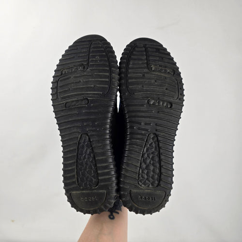 Adidas Yeezy Style Blue Black Knit Sneakers Size 8