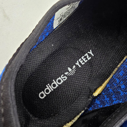 Adidas Yeezy Style Blue Black Knit Sneakers Size 8