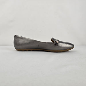 Coach Ruthie Metallic Bronze Leather Loafers Flats Size 8