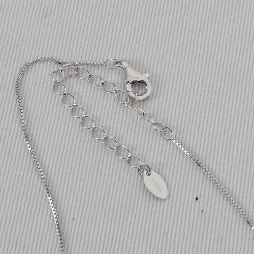 Tocara 925 Sterling Silver Rose Tone Triangle CZ Pendant Necklace