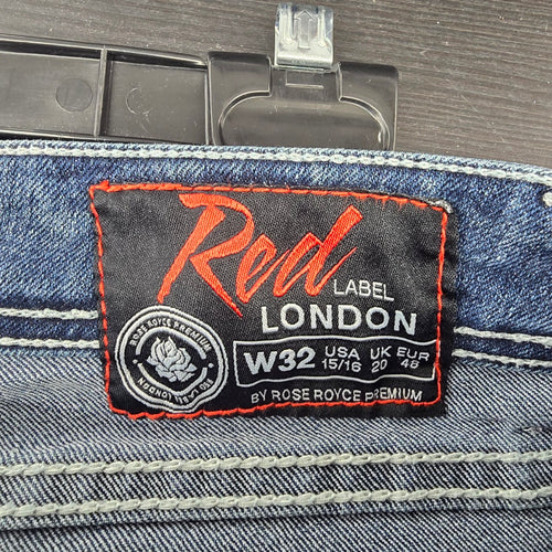 Red Label London Lily Bootcut Jeans Women’s Size 32 / 15-16 Embellished Pocket