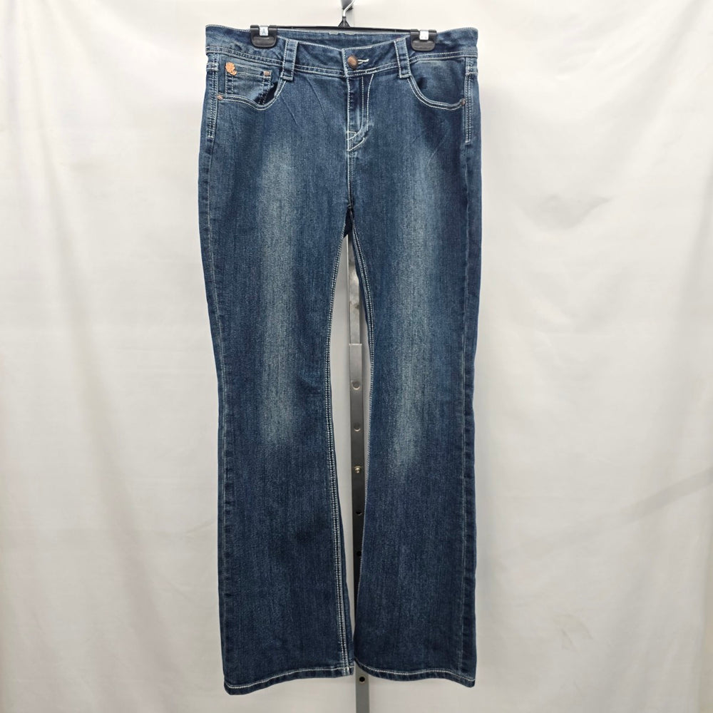 Red Label London Lily Bootcut Jeans Women’s Size 32 / 15-16 Embellished Pocket