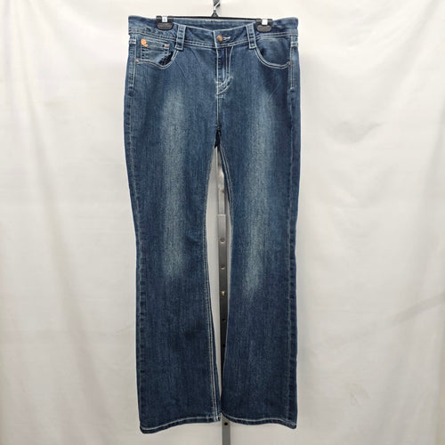 Red Label London Lily Bootcut Jeans Women’s Size 32 / 15-16 Embellished Pocket