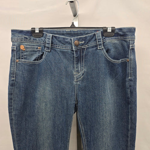 Red Label London Lily Bootcut Jeans Women’s Size 32 / 15-16 Embellished Pocket