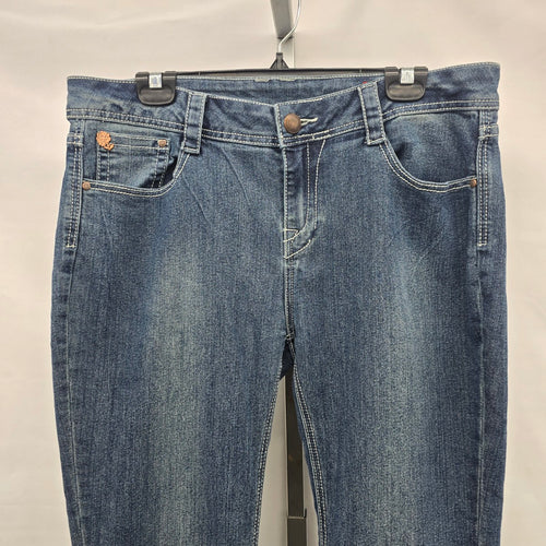 Red Label London Lily Bootcut Jeans Women’s Size 32 / 15-16 Embellished Pocket
