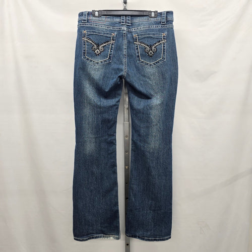 Red Label London Lily Bootcut Jeans Women’s Size 32 / 15-16 Embellished Pocket