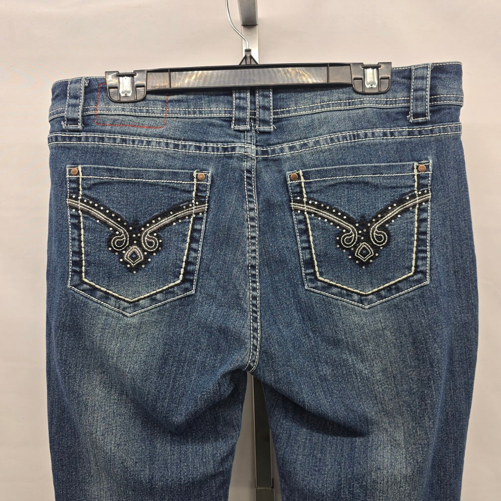 Red Label London Lily Bootcut Jeans Women’s Size 32 / 15-16 Embellished Pocket
