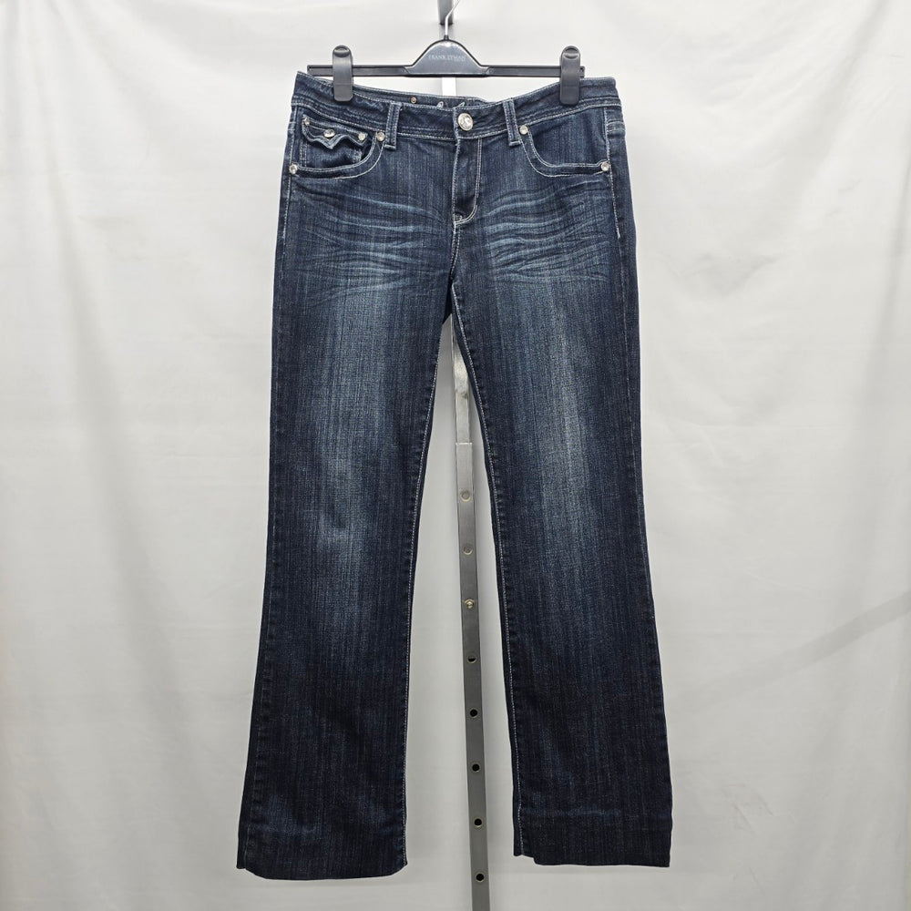 L.A. Idol Jeans Women’s Size 13 Dark Wash Bootcut Rhinestone Pocket Denim