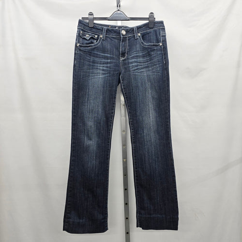 L.A. Idol Jeans Women’s Size 13 Dark Wash Bootcut Rhinestone Pocket Denim
