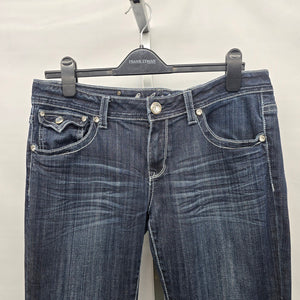 L.A. Idol Jeans Women’s Size 13 Dark Wash Bootcut Rhinestone Pocket Denim
