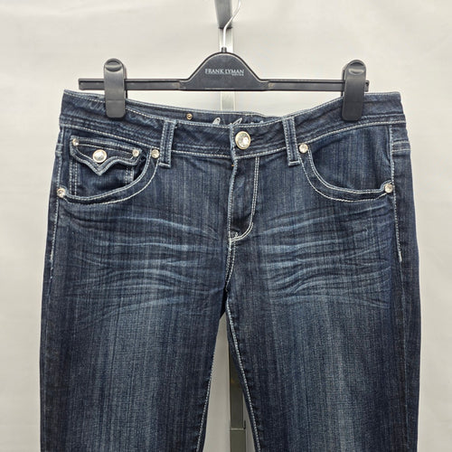 L.A. Idol Jeans Women’s Size 13 Dark Wash Bootcut Rhinestone Pocket Denim