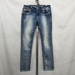 Miss Me Jeans Women’s 29 Bootcut Embellished Sequin Pocket Denim