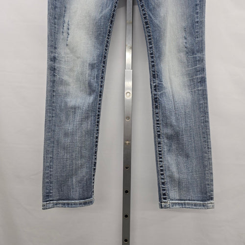 Miss Me Jeans Women’s 29 Bootcut Embellished Sequin Pocket Denim