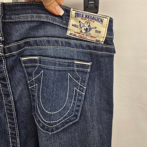 True Religion Straight Jeans Dark Wash Size 31