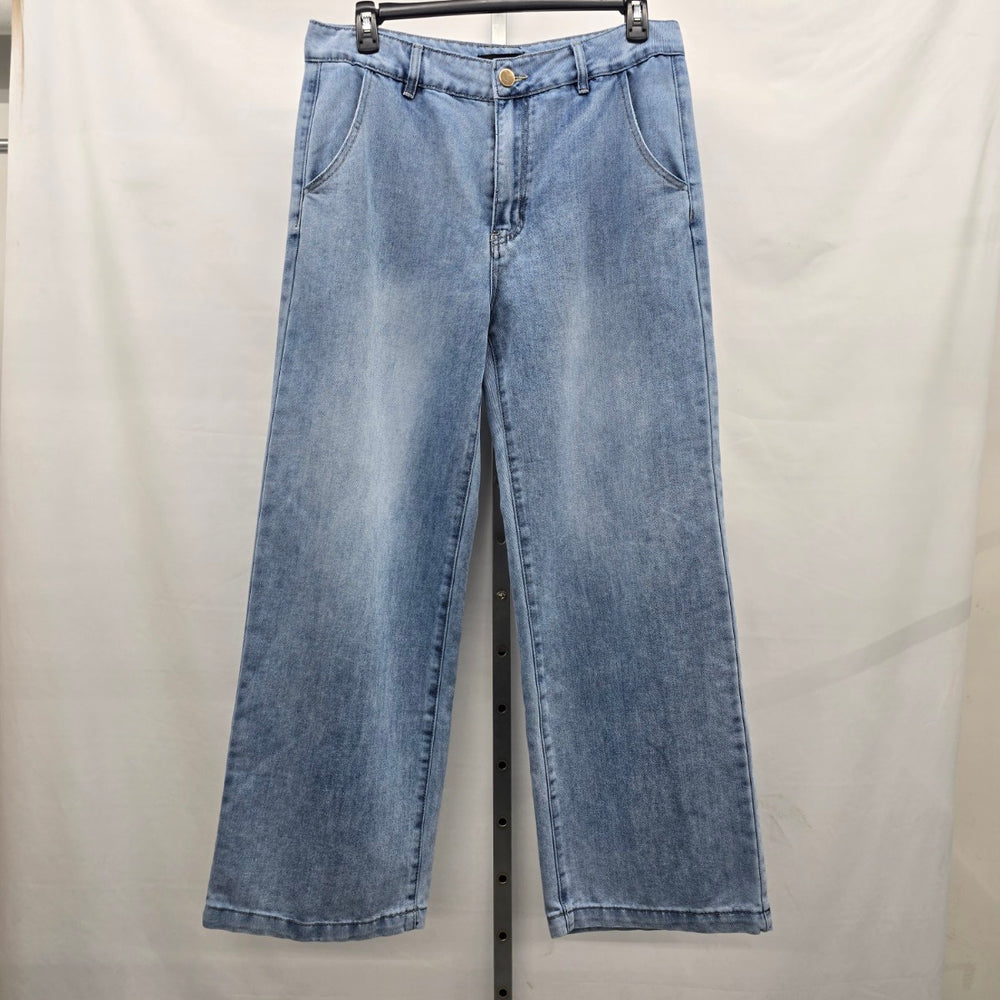 Outres Filles Wide Leg Jeans Light Wash Size 14/32