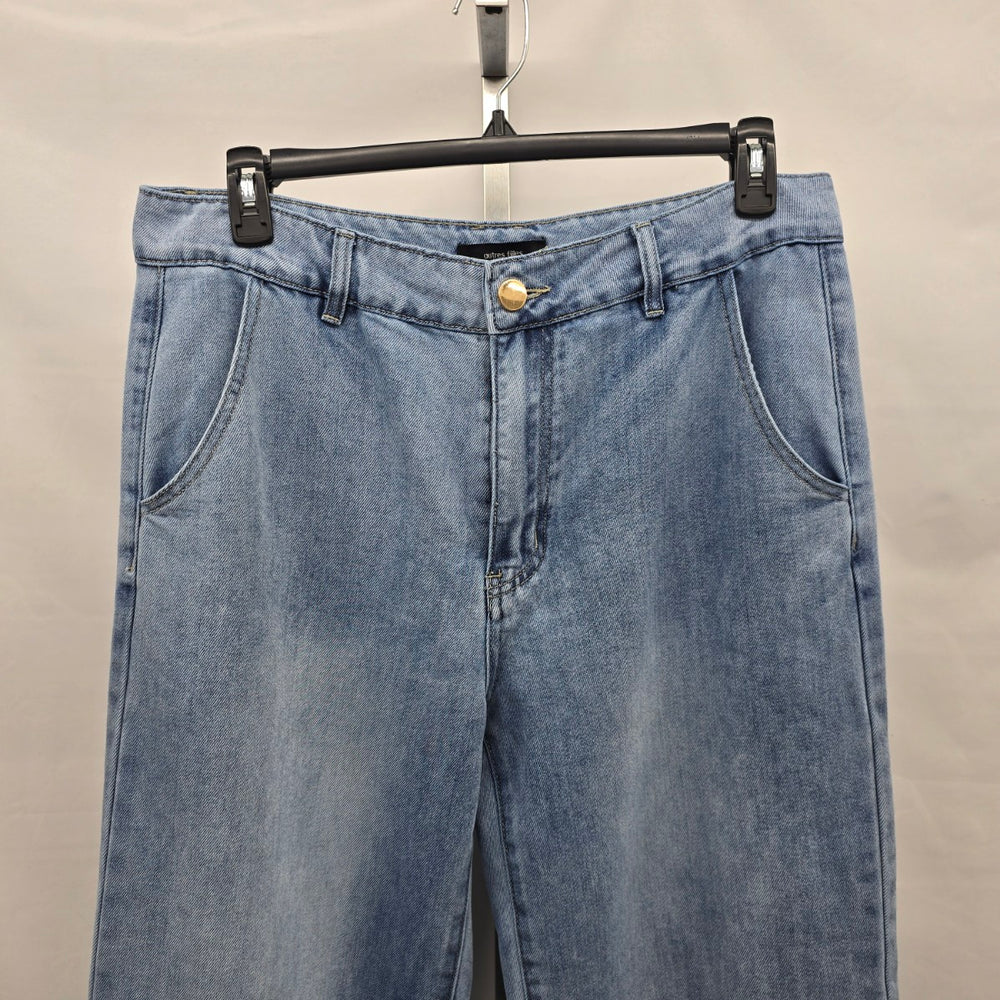 Outres Filles Wide Leg Jeans Light Wash Size 14/32