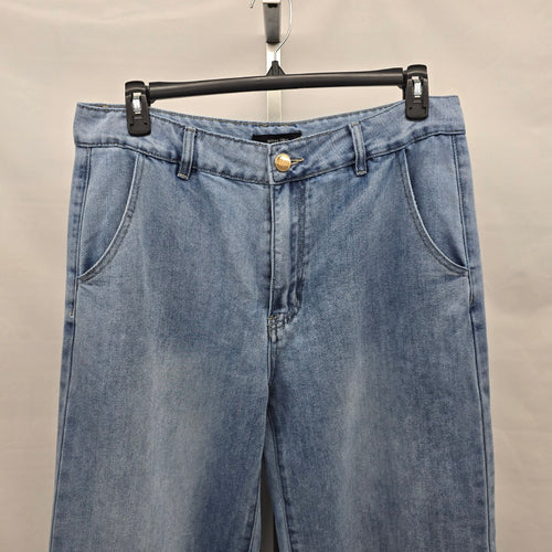 Outres Filles Wide Leg Jeans Light Wash Size 14/32