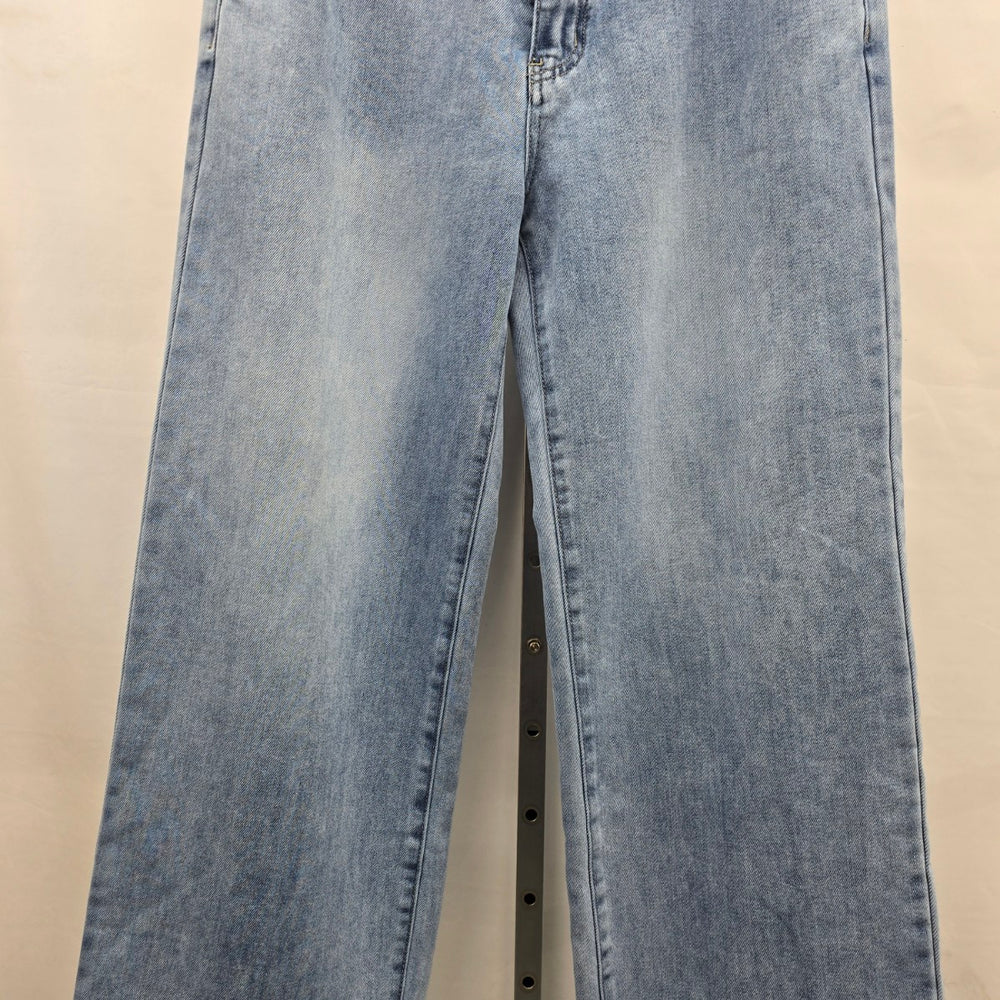 Outres Filles Wide Leg Jeans Light Wash Size 14/32