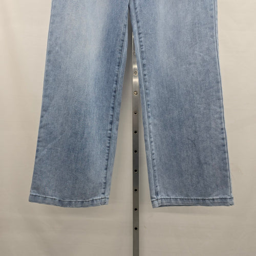 Outres Filles Wide Leg Jeans Light Wash Size 14/32