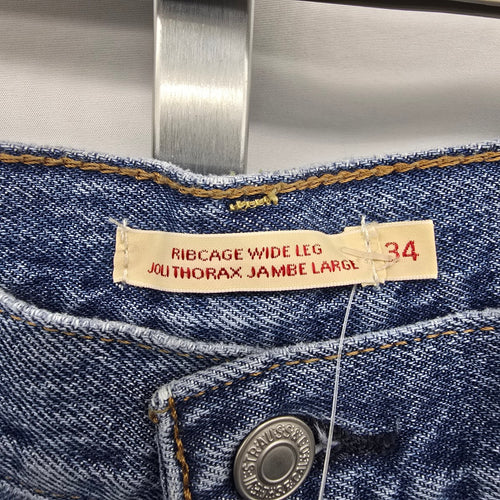 Levi’s Ribcage Wide Leg Jeans Size W34 L32