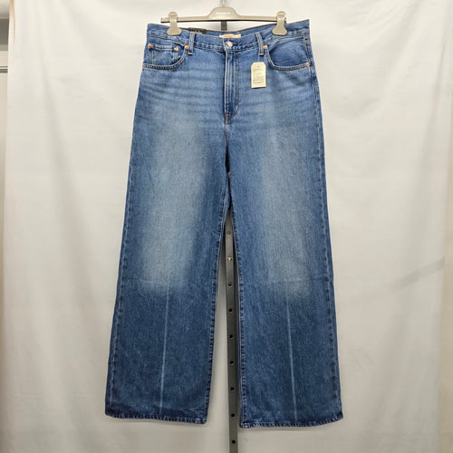 Levi’s Ribcage Wide Leg Jeans Size W34 L32