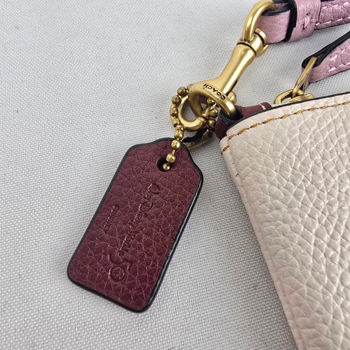 Disney x Coach Walt Disney World 50th Anniversary Leather Wristlet