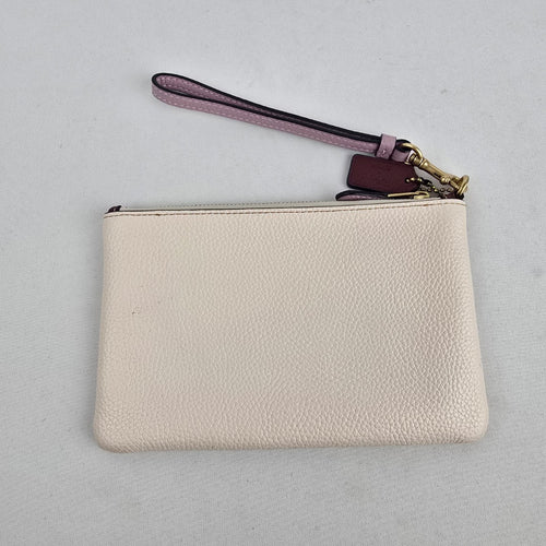 Disney x Coach Walt Disney World 50th Anniversary Leather Wristlet