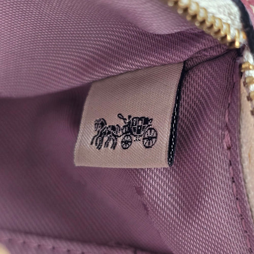 Disney x Coach Walt Disney World 50th Anniversary Leather Wristlet