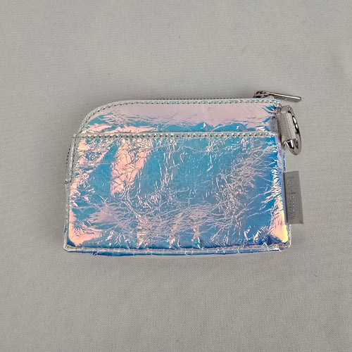 Lululemon Clippable Card Pouch Iridescent Silver